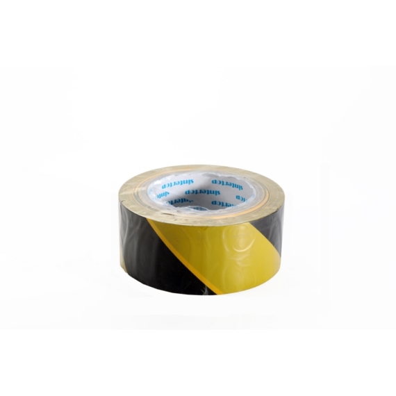 Ragasztószalag, padlójelölő,  50mmx33m Sintertop fekete/sárga