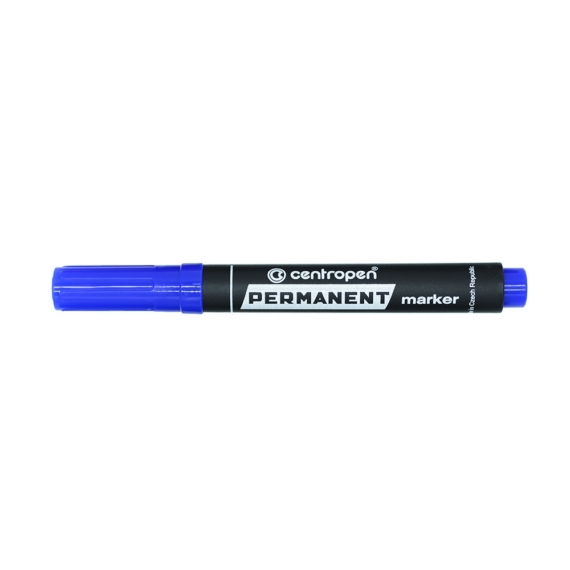 Alkoholos marker 1-4,6mm, vágott hegyű, Centropen 8576 kék