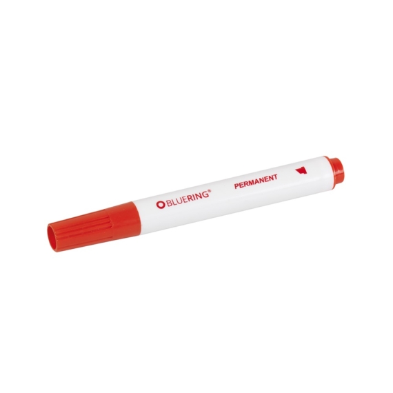 Alkoholos marker 1-4mm, vágott végű Bluering® piros