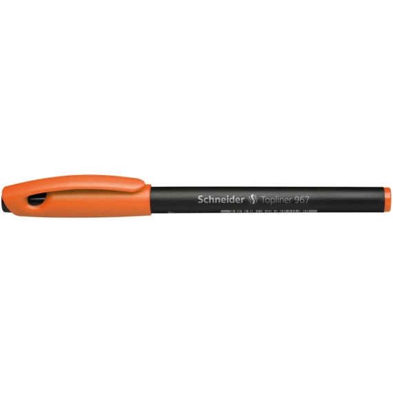 Rostirón, tűfilc 0,4mm, Schneider TopLiner 967 narancssárga