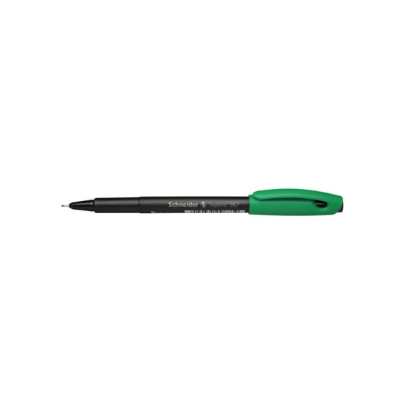 Rostirón, tűfilc 0,4mm, Schneider TopLiner 967, zöld